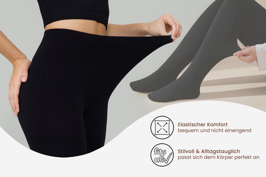 Damen Kniestrümpfe Detailansicht
