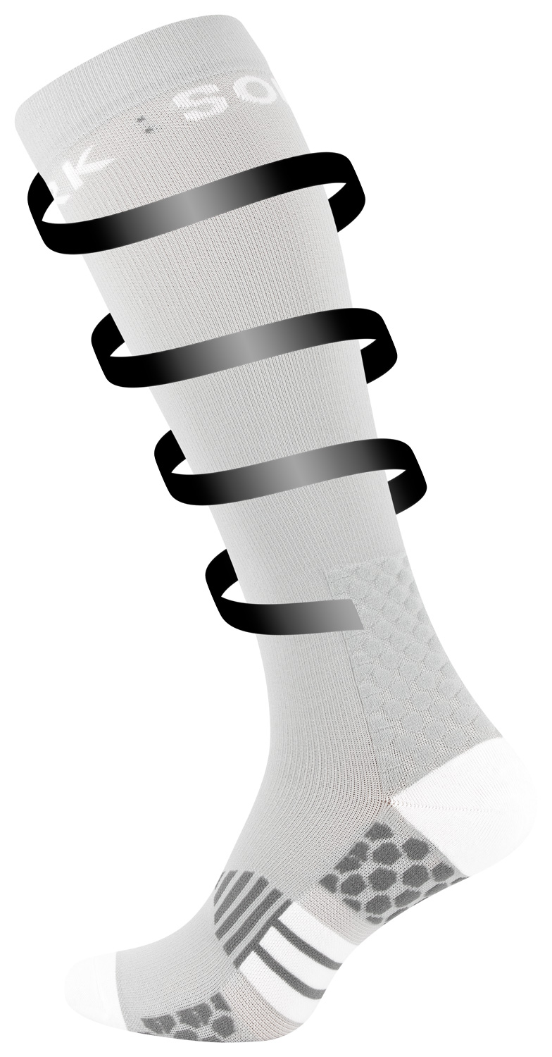 Stark Soul COMPRESSox – Unisex Kompressions-Sportsocken für Laufen, Fitness & Reisen