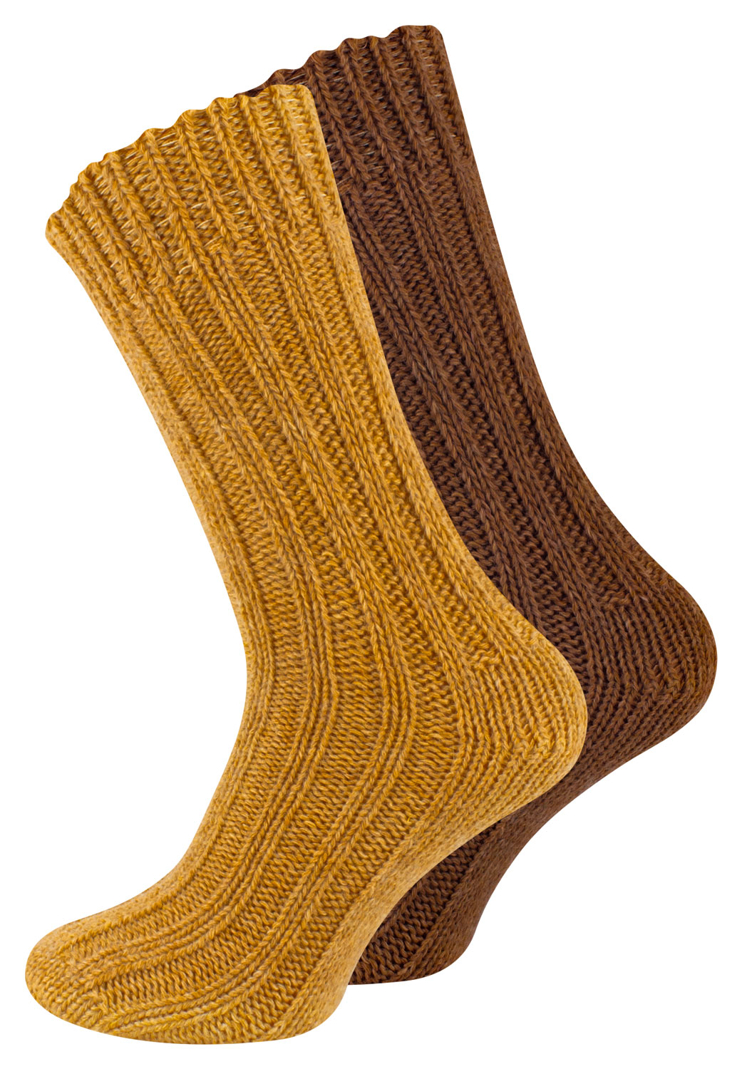 4 Paar Woll-Stricksocken mit ALPAKA, Unisex