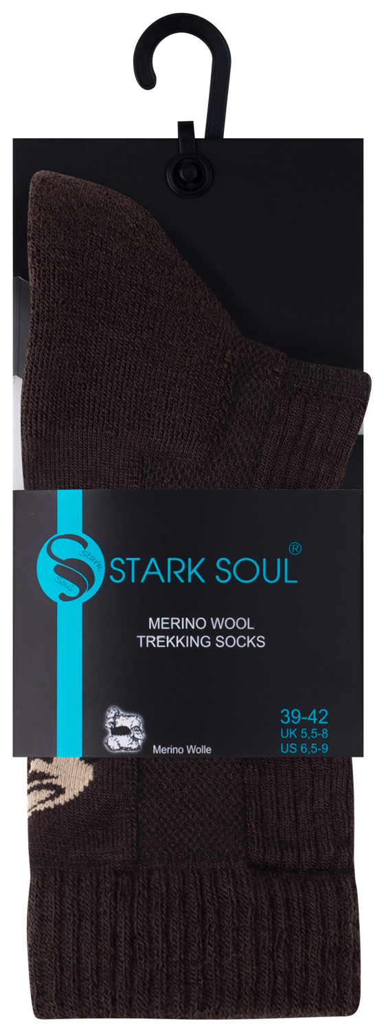 STARK SOUL® Unisex Merino Outdoor Trekking Socks