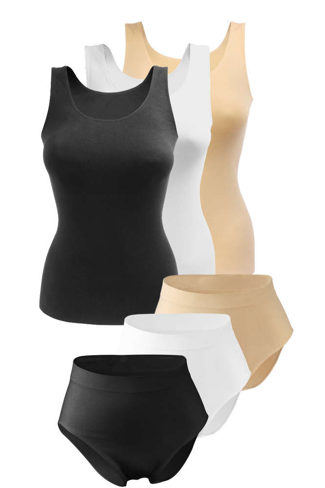 Unterwäsche-Set, Microfaser Hemd und Slip