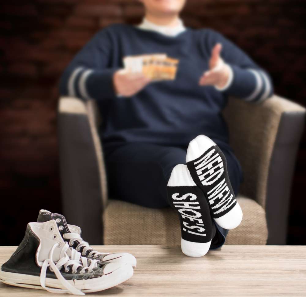 Under-Statement-Socks, Lustige Sprüche Socken, One Size
