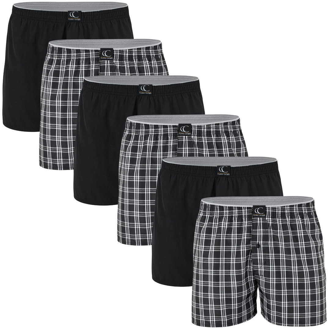 6er Pack Web-Boxershorts