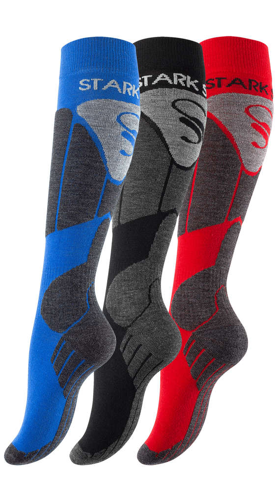 Skisocken mit Polsterung