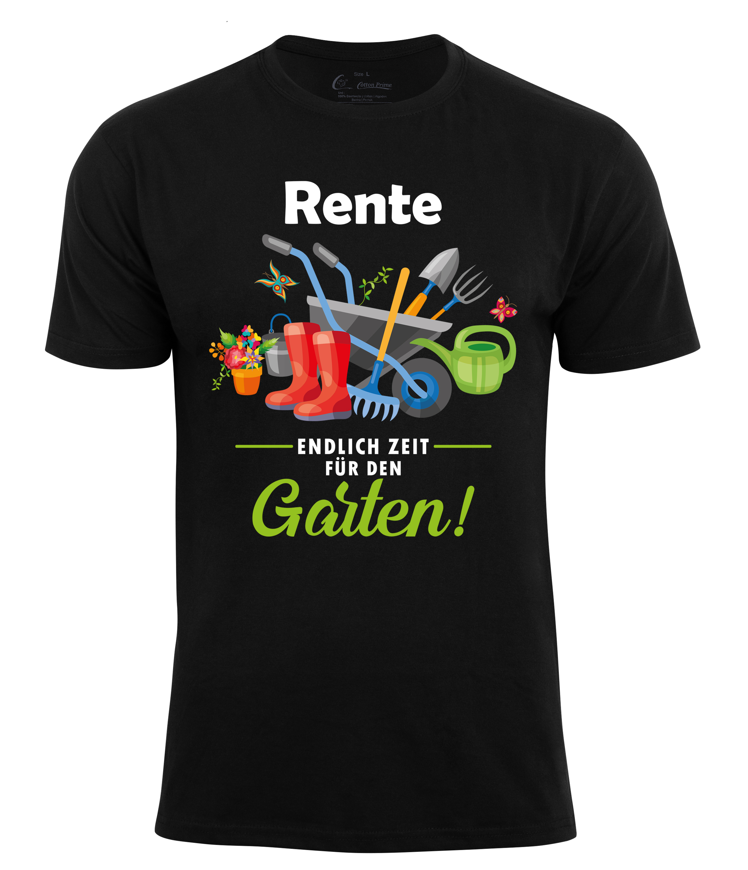 Retirement T-shirt - Time for the garden at last