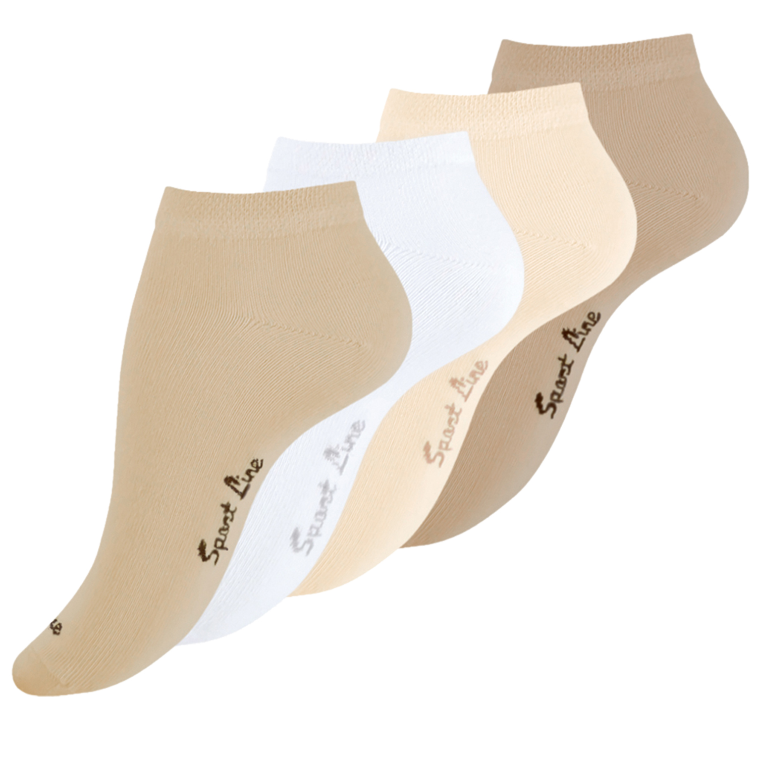 8 pair ladies ankle socks in fashion colors