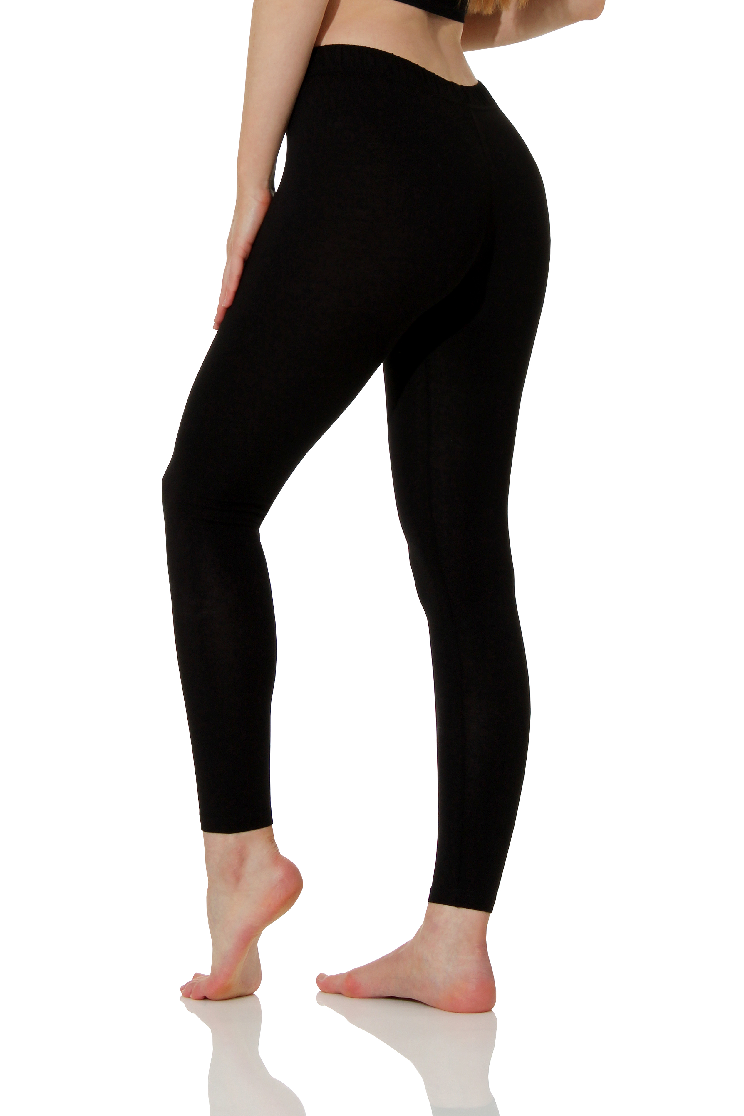 Leggings Baumwolle Schwarz