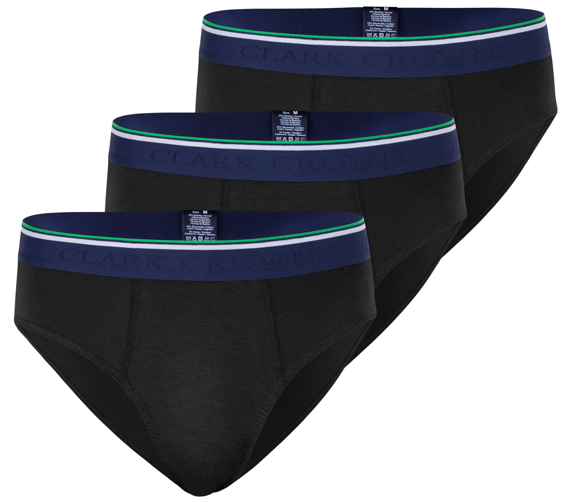 3er Pack "Bambus" Sport Slips