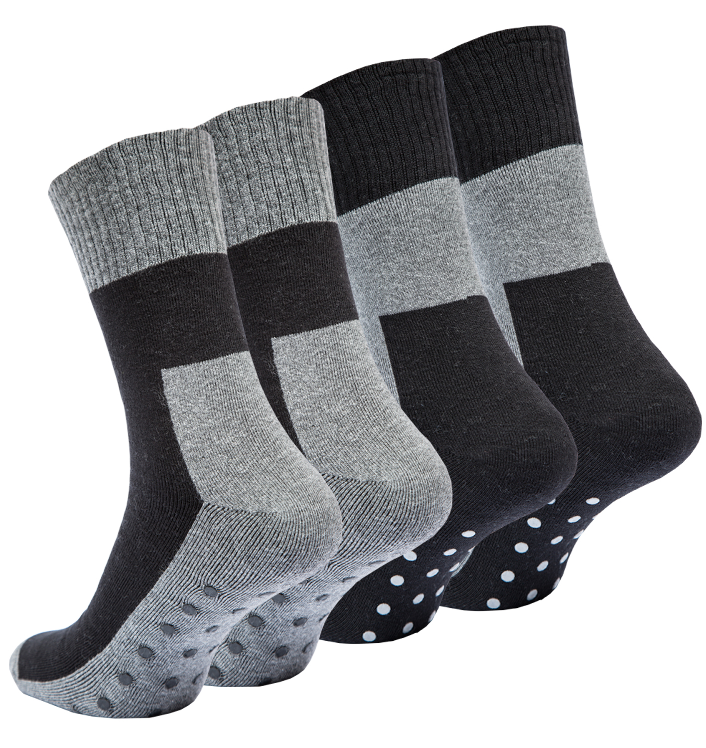 4 Paar Stoppersocken mit ABS-Sohle