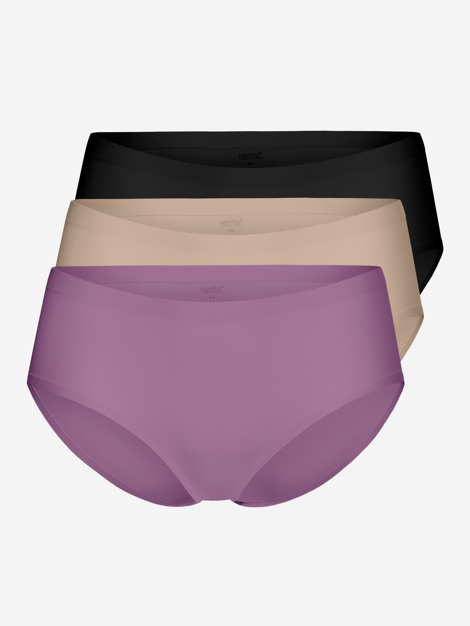 3er Pack Nahtlose Hüftslips -Invisible- aus Mikrofaser