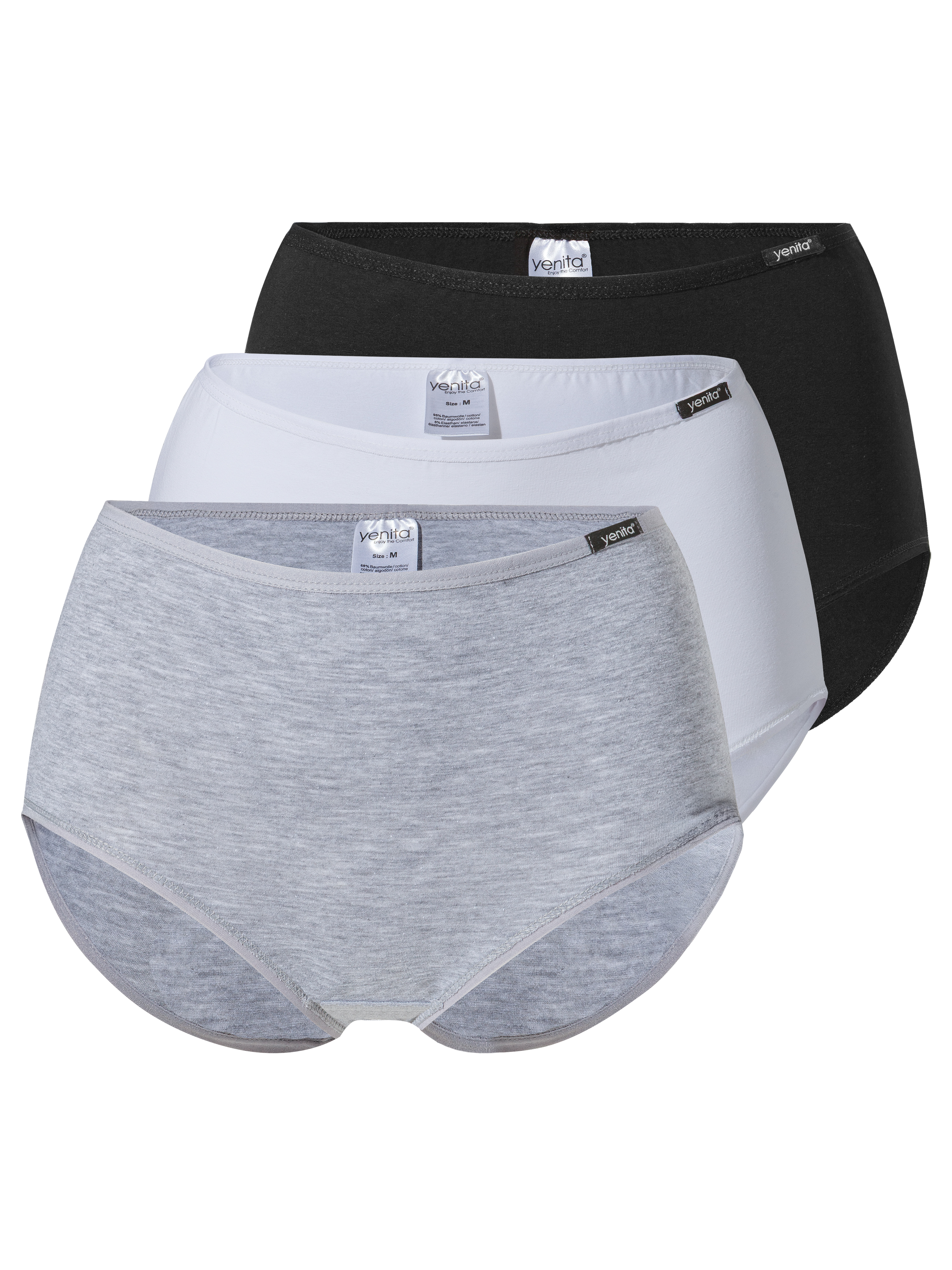 Yenita® Modern-Collection - High Waist Brief (3er Set)
