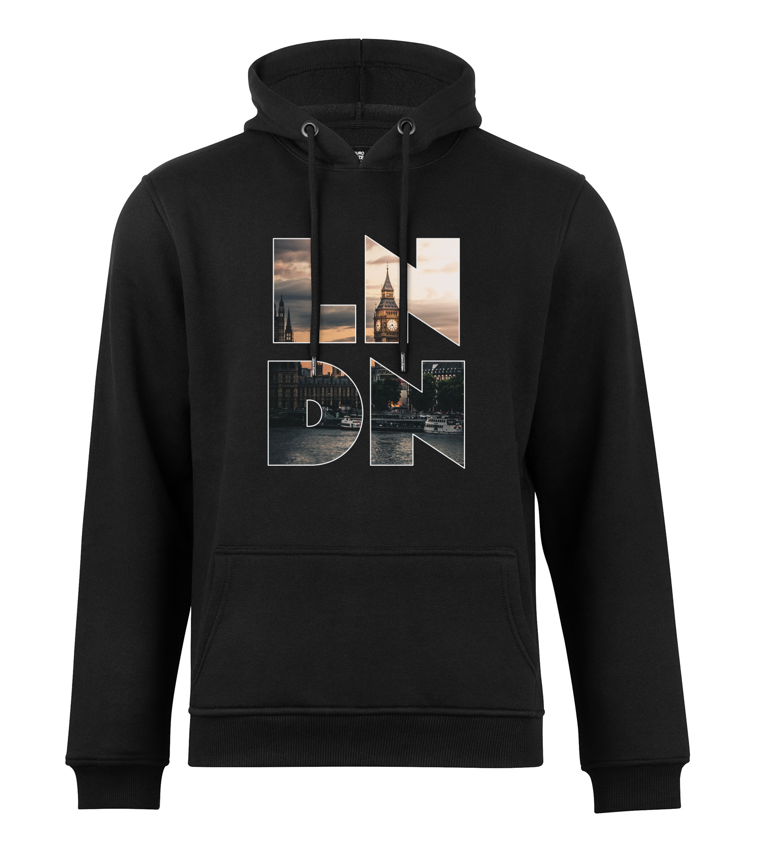 Hoodie Skyline London - Weltenbummler Kollektion