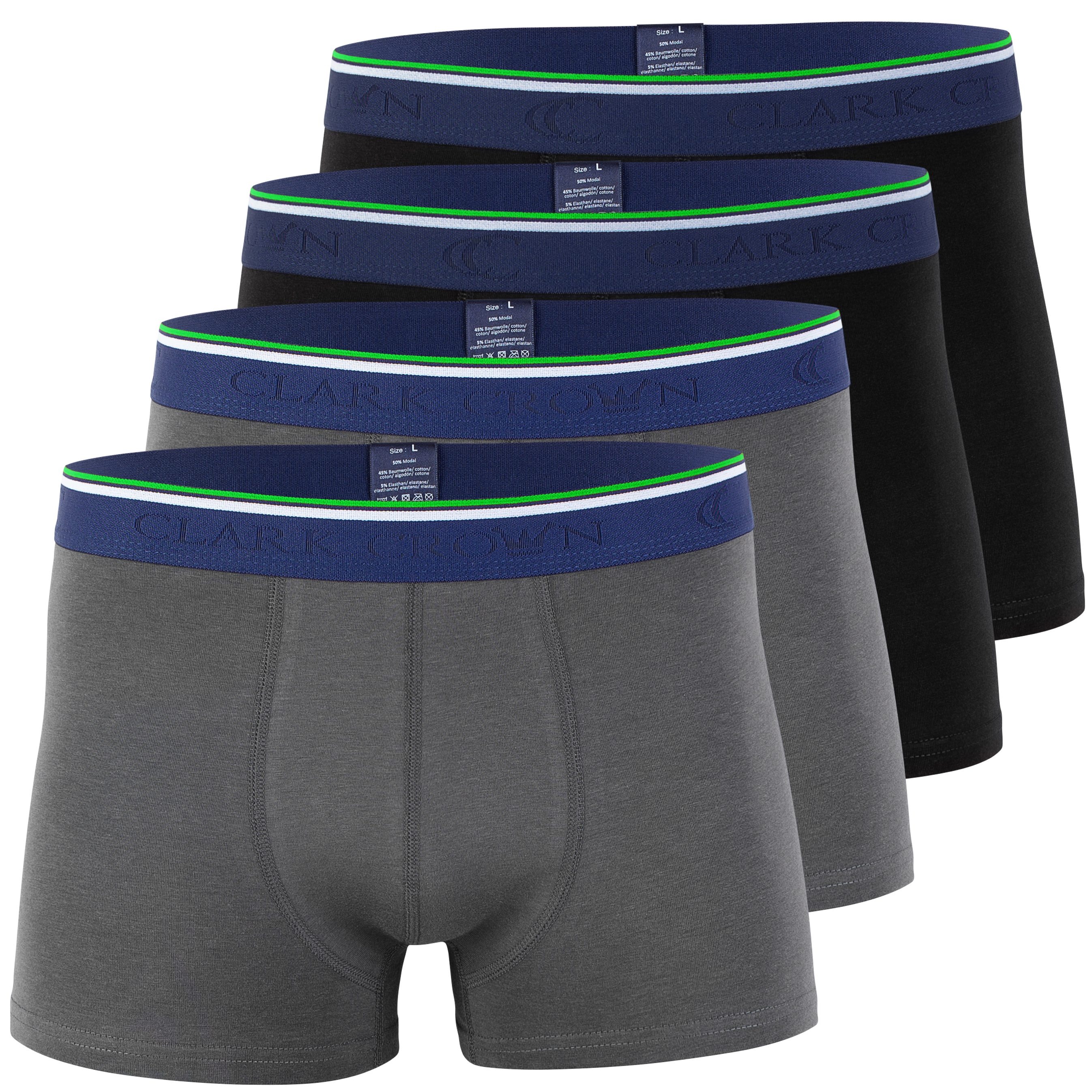 4er Pack "Bambus" Boxershorts