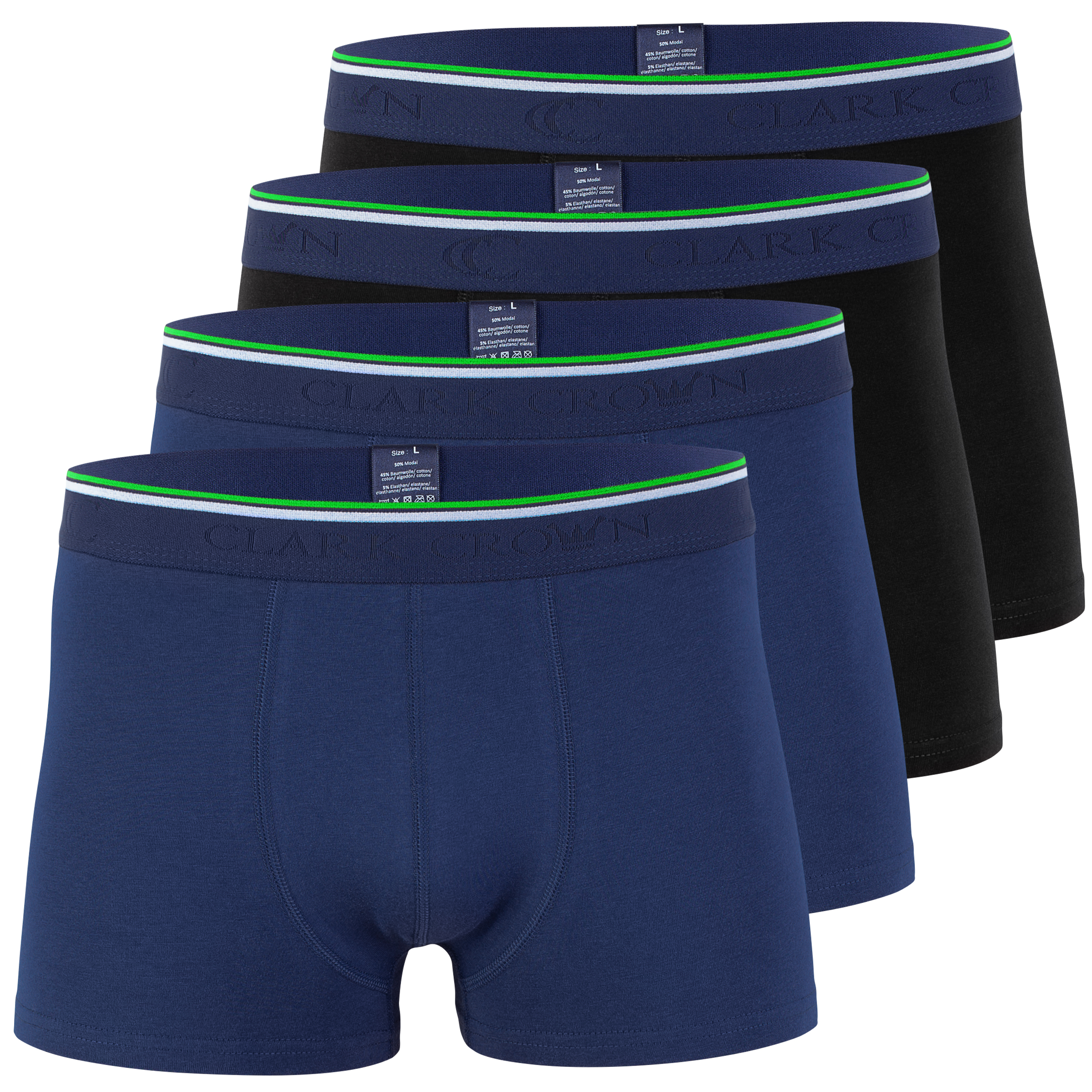 4er Pack "Bambus" Boxershorts