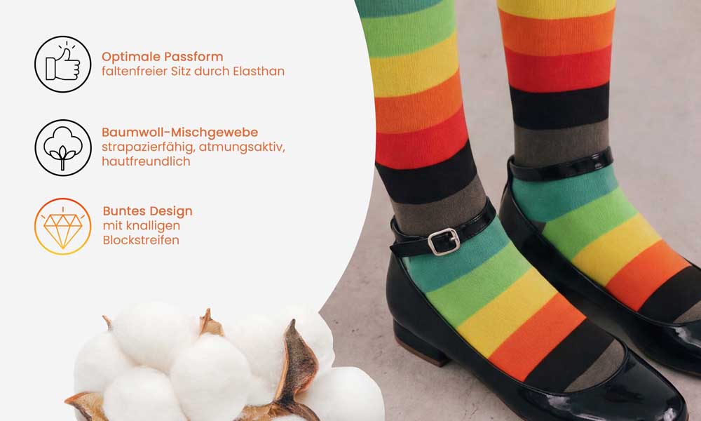 Damen Kniestrümpfe Detailansicht