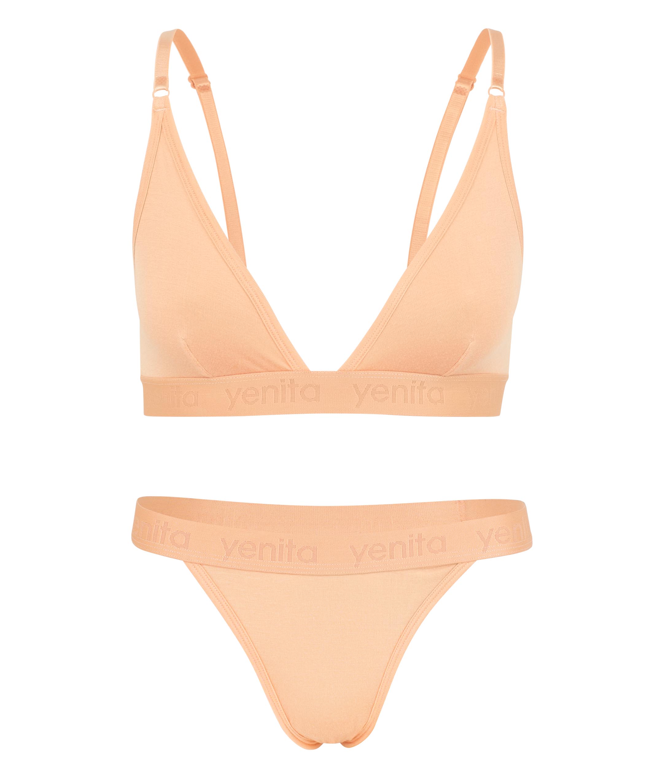 "Bamboo" Triangel BH & String Set