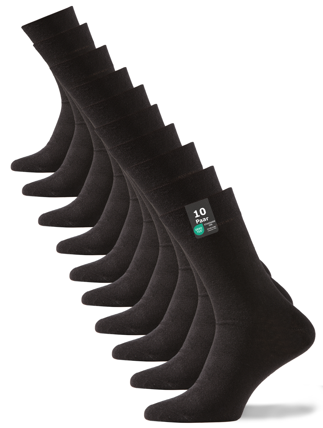 Back to Basic - 10 Paar Unisex Baumwollsocken