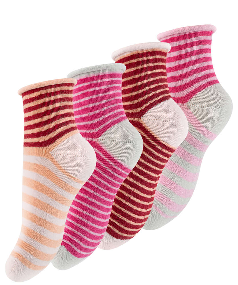 8 Paar Kinder Socken mit Rollrand