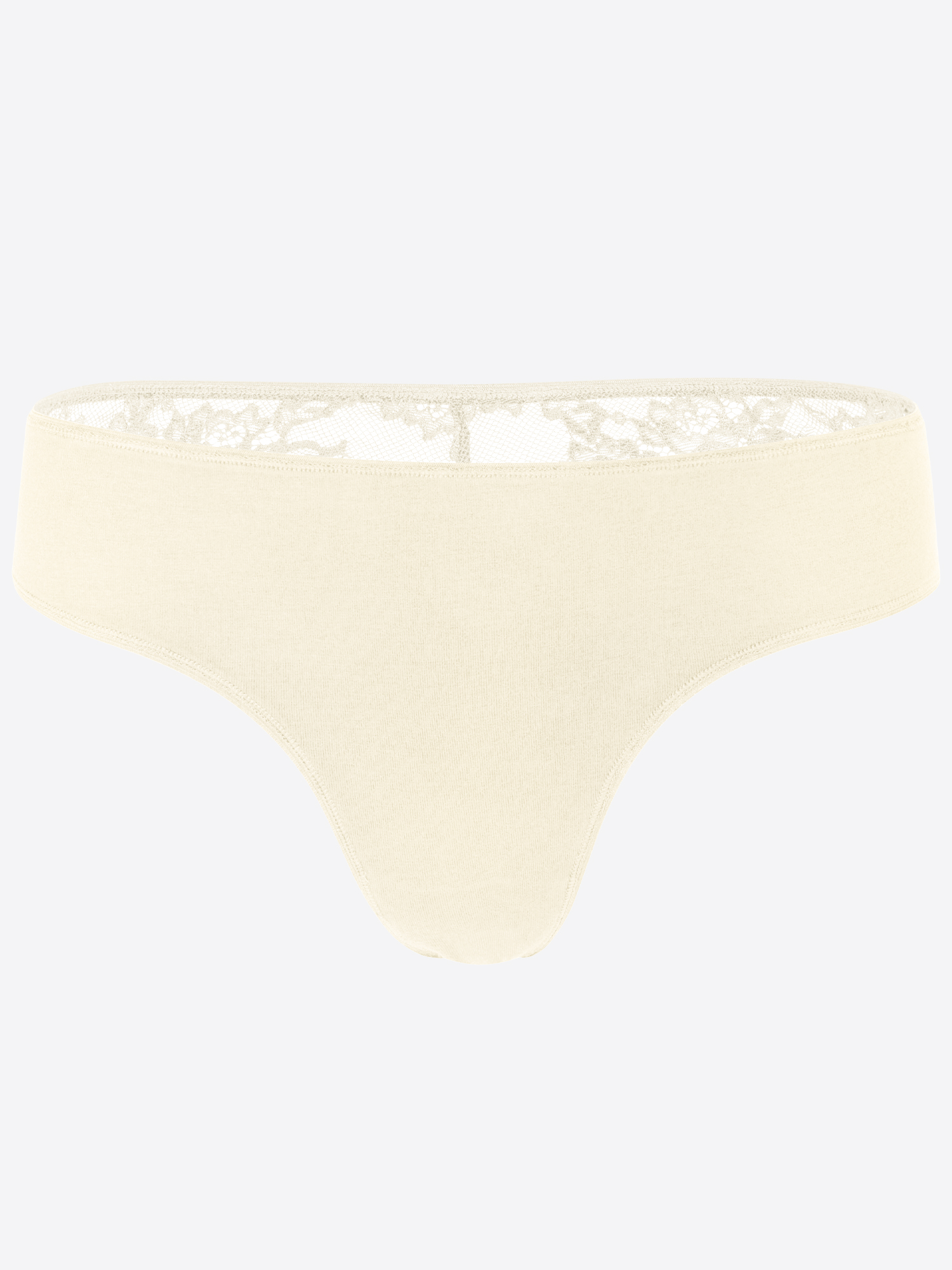 "Bamboo" back Lace Thong