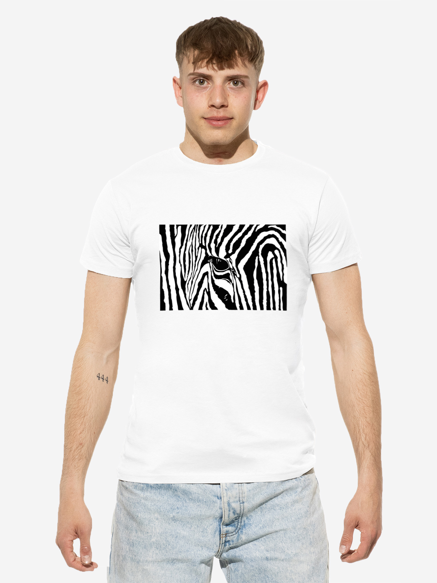 Black & White Zebra Eye T-Shirt / Hoodie