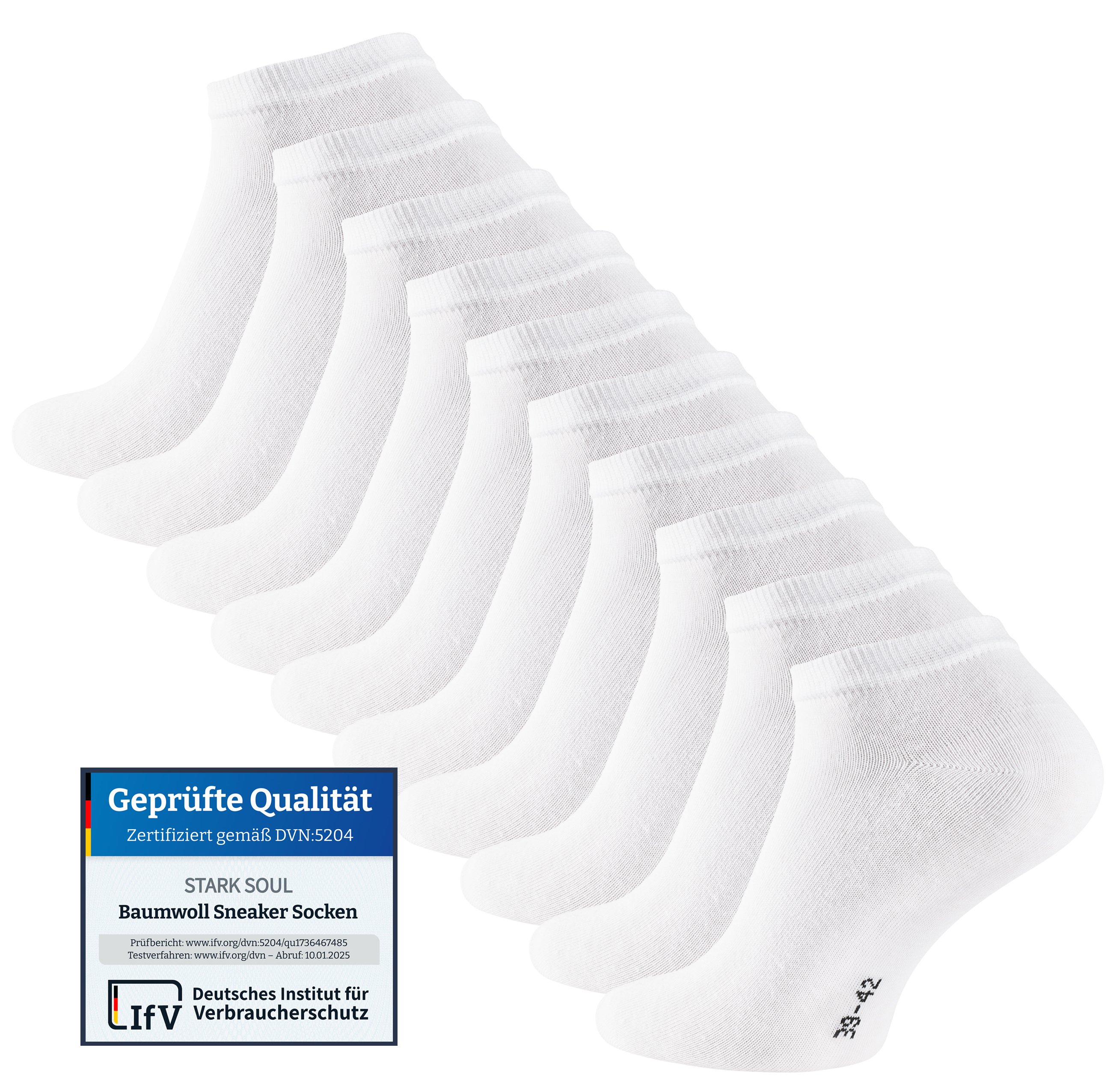 10 Paar Essentials Sneaker-Socken