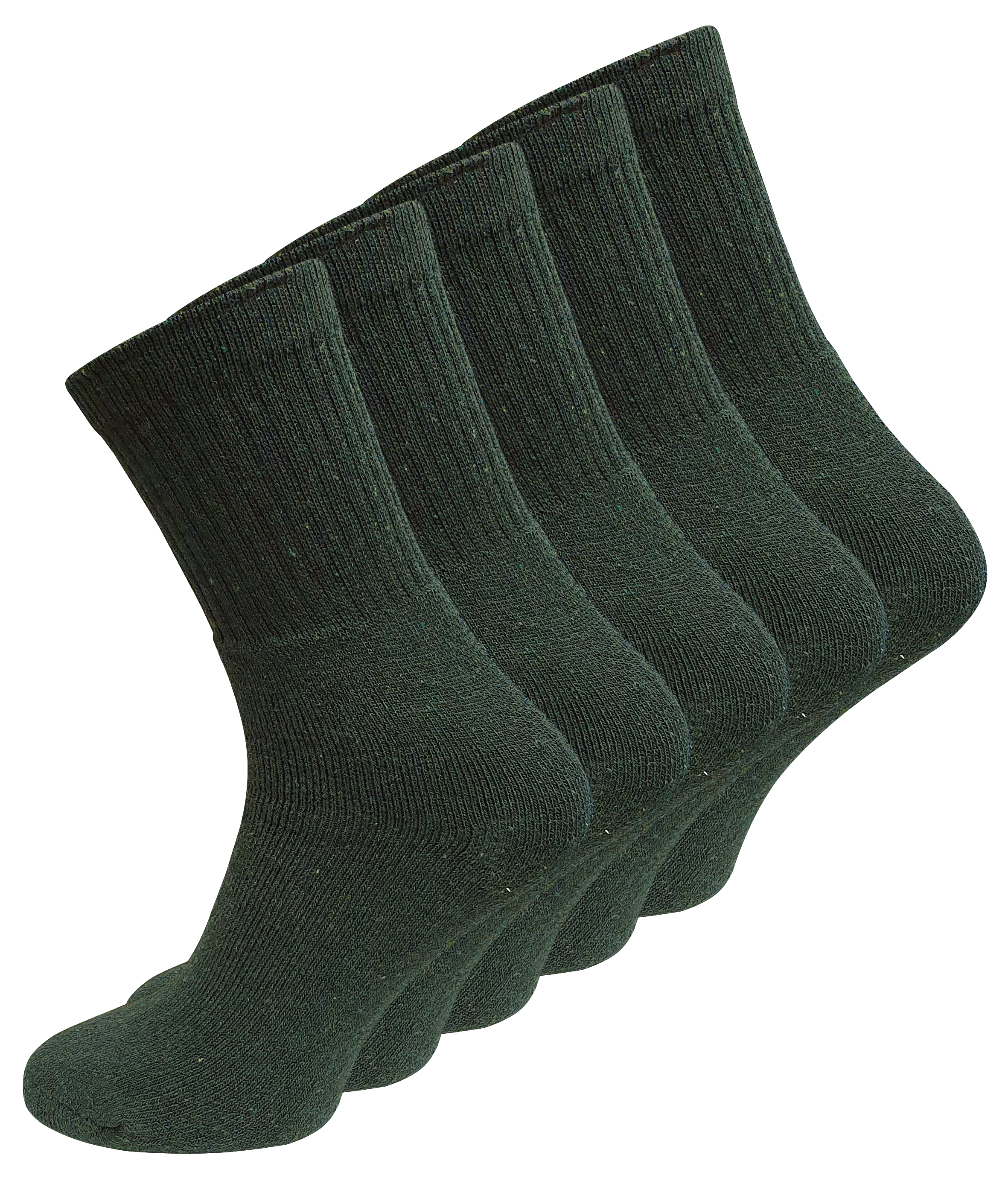 10 Paar ARMY und JÄGER Socken, dunkelgrün