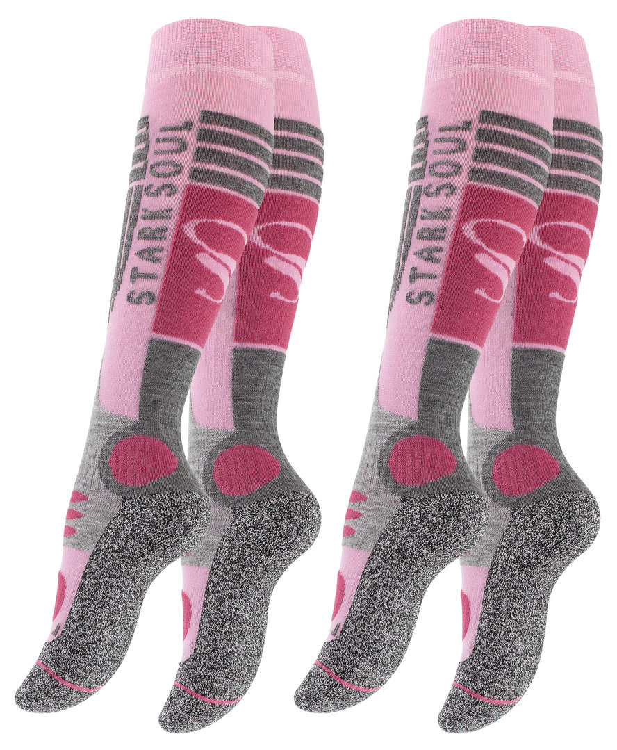 2 Pairs of STARK SOUL® Performance SKI and SNOWBOARD socks