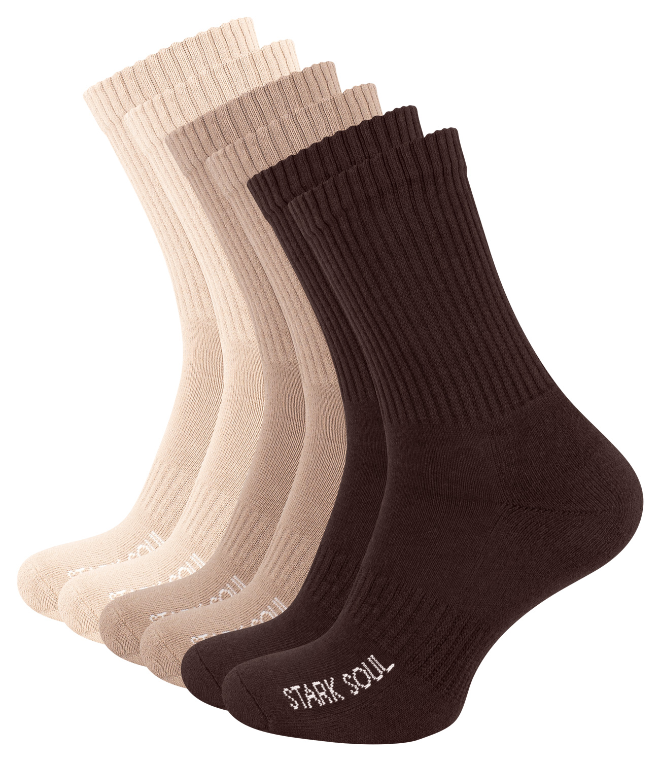 6 Paar Sportsocken mit FROTTEESOHLE