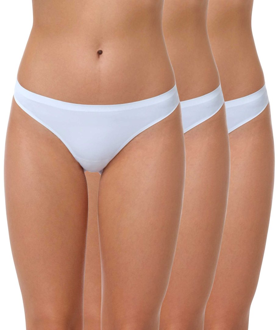 SHARICCA Nahtlose Strings Für Damen – Unsichtbar Unter Enger Kleidung, Superweich & Atmungsaktiv – Mehrere Packungen