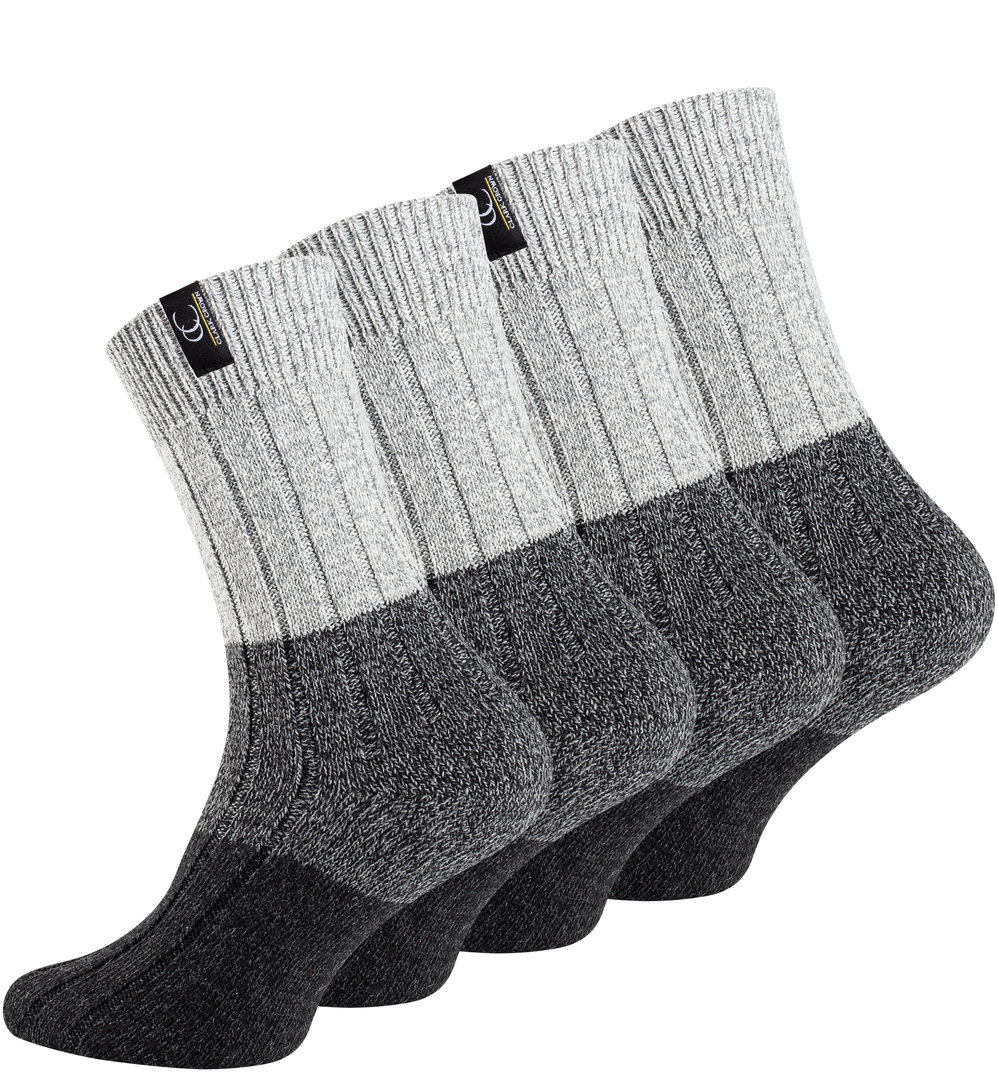 4 Paar Norweger Wollsocken