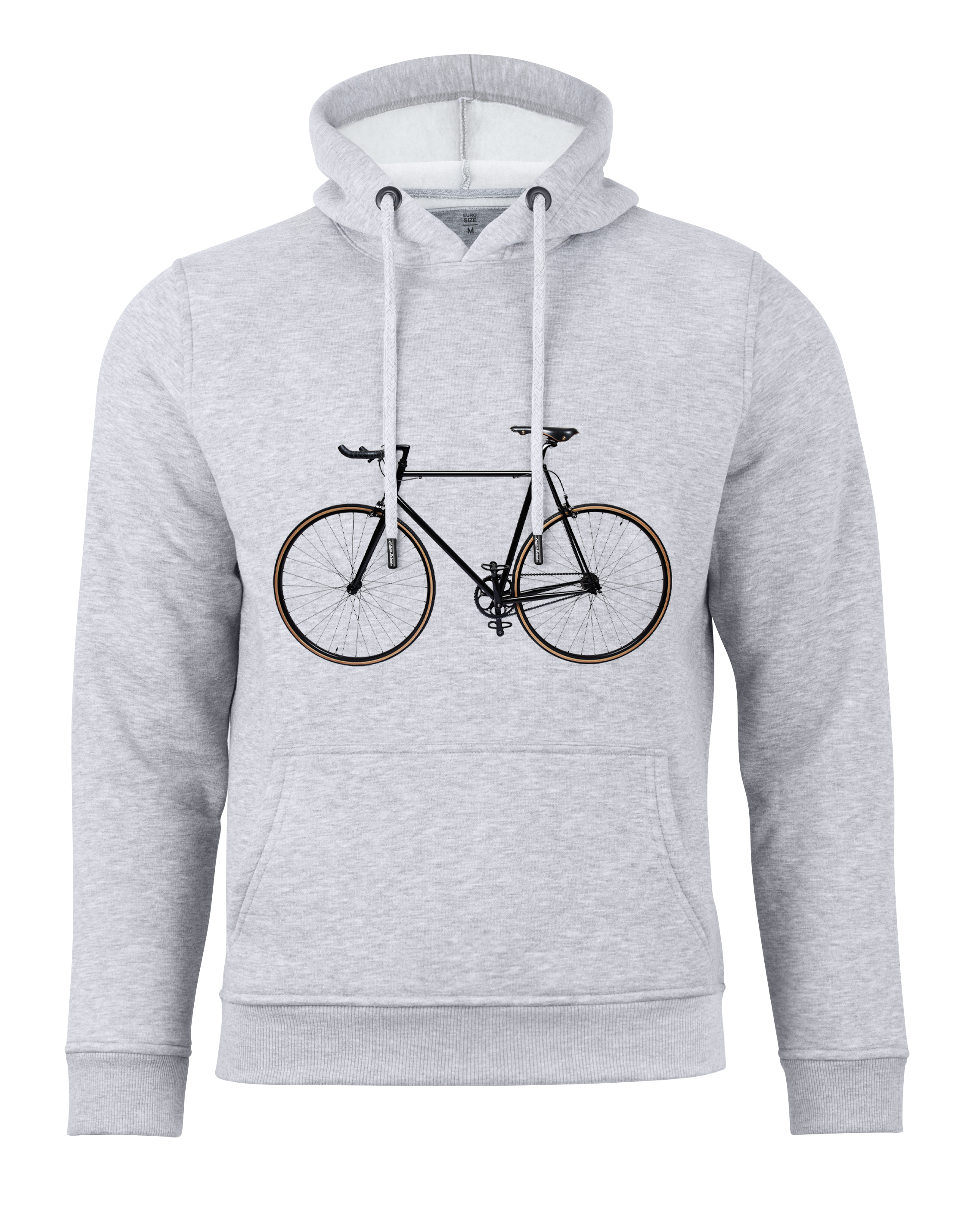 Baddery Fahrrad Hoodie Herren – Kapuzenpullover Aus Baumwolle/Polyester, Mit Siebdruck, 300 G/m²