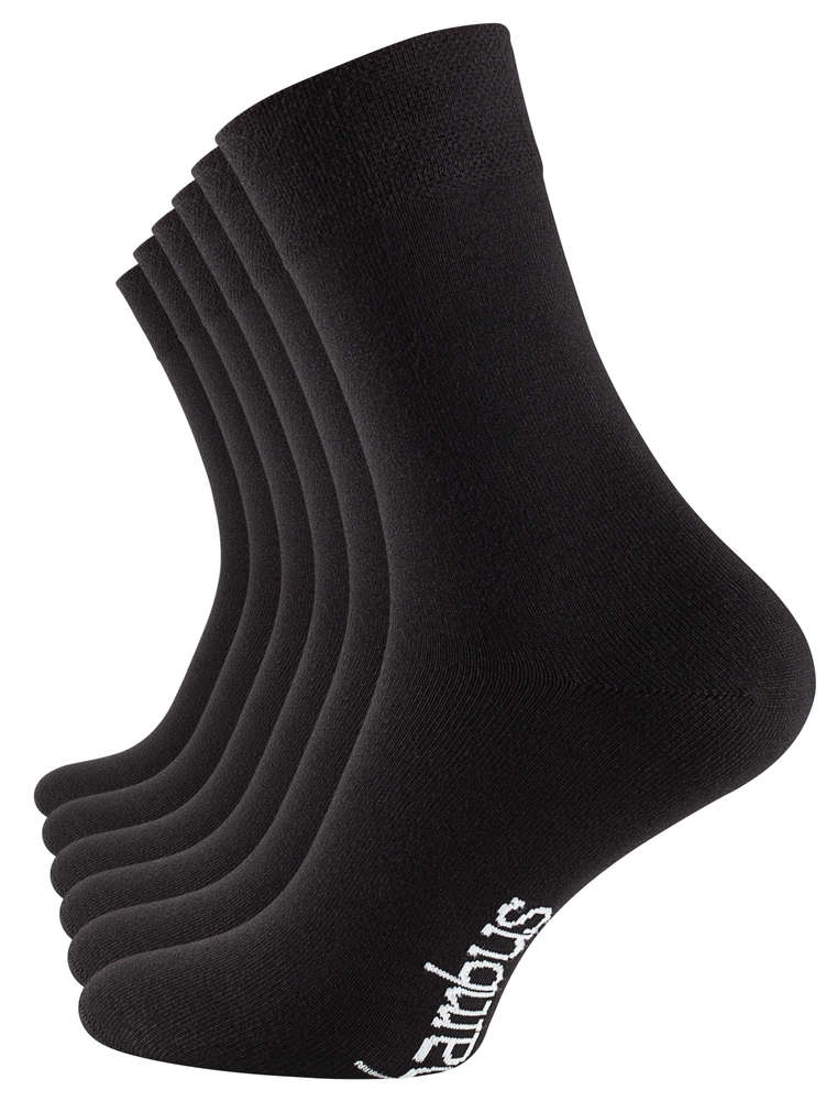 6 pairs men's bamboo socks linked toes,seamless & soft