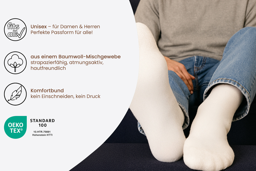 Damen Kniestrümpfe Detailansicht