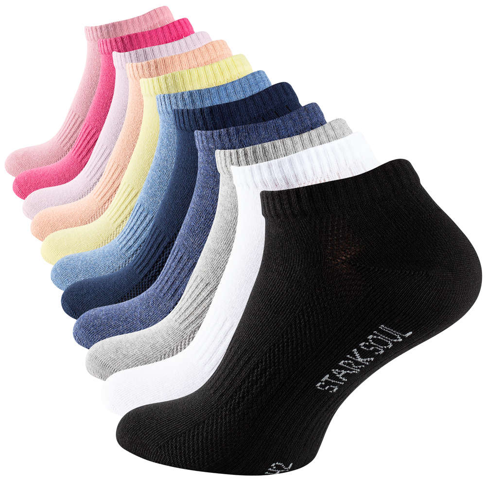 6 Paar Unisex Sneaker Socken in Premiumqualität