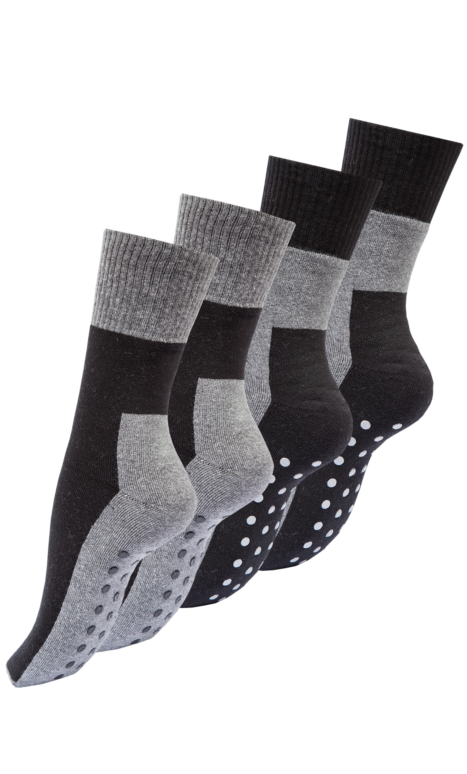 4 Paar Stoppersocken mit ABS-Sohle