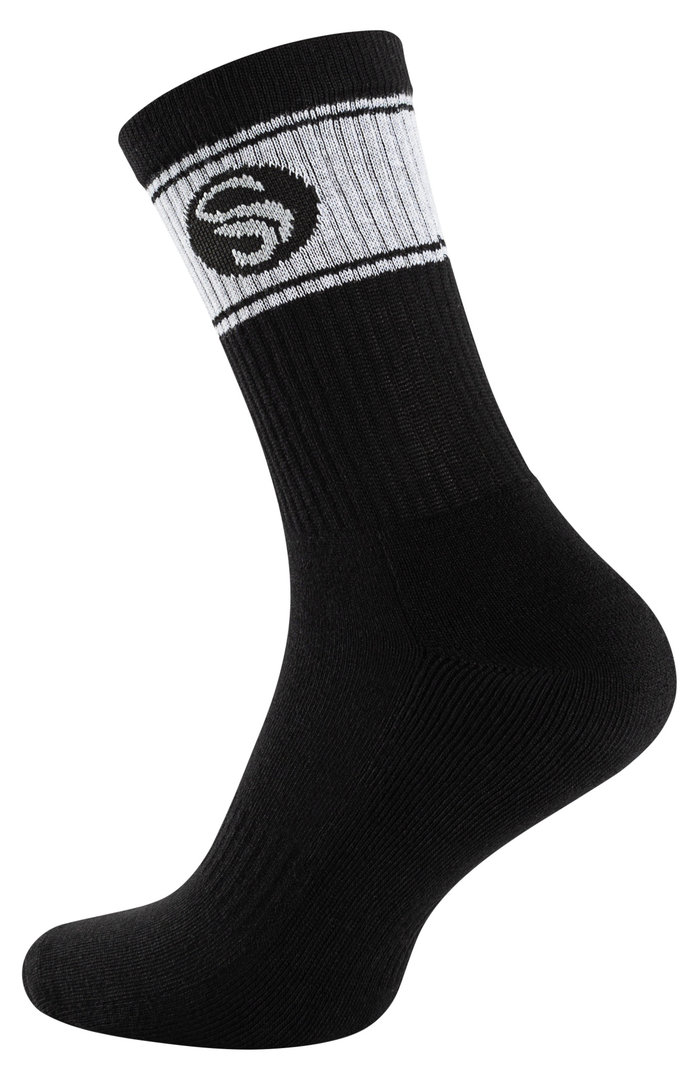 6 Pair of Men Sport Socks Retro look Half-Cushion Crew Socks