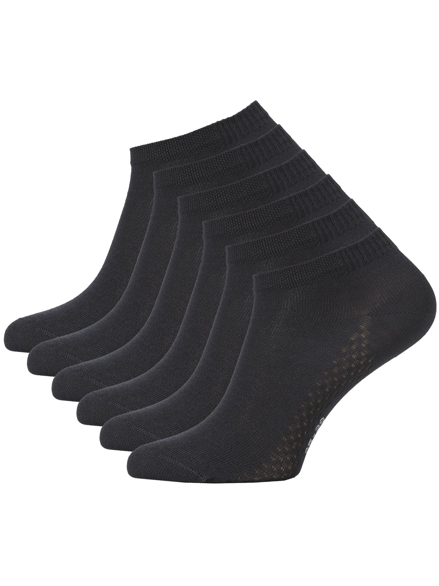 6 Paar Sneaker Socken aus Bambus – Unisex Sportsocken kurz für Damen & Herren