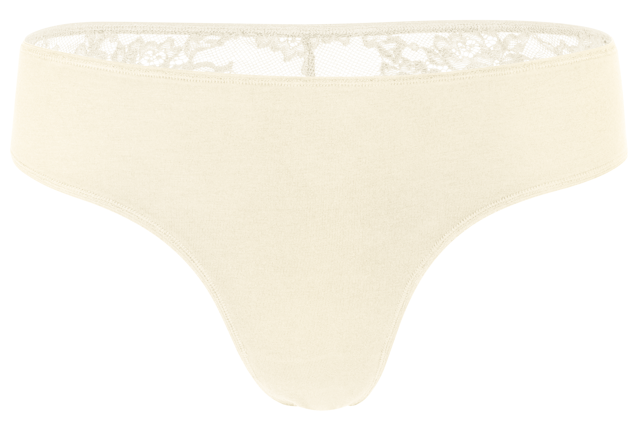 "Bamboo" back Lace Thong