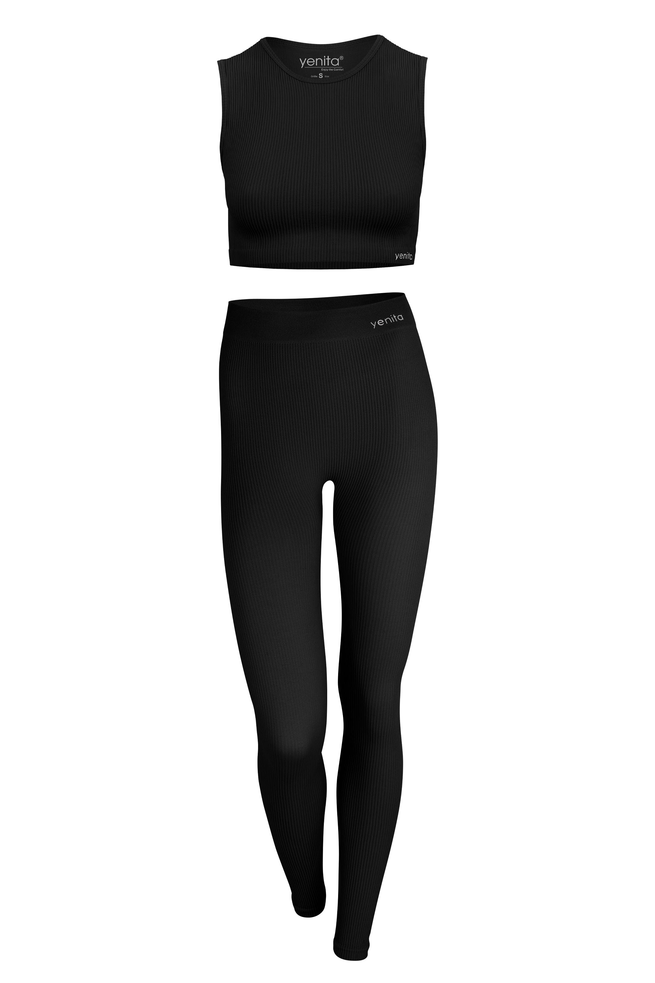 "Ribbed Collection" Tanktop & Leggings Set