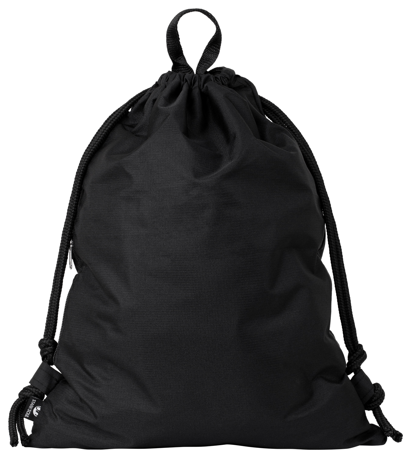 Turnbeutel-Rucksack mit Tragegriff und Seitentasche