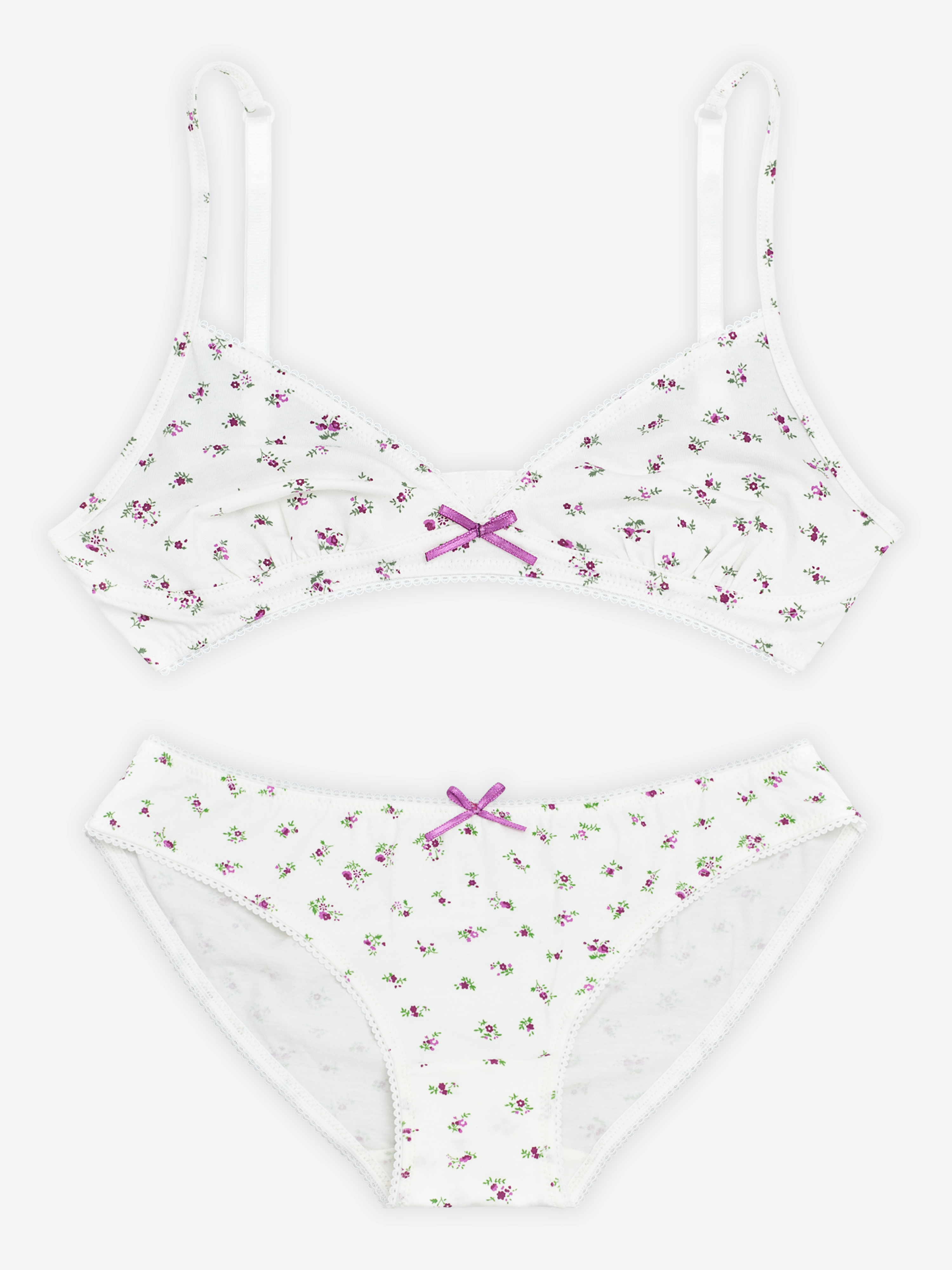 Unterwäsche-Set -Cotton Enjoy-, Soft-BH und Slip