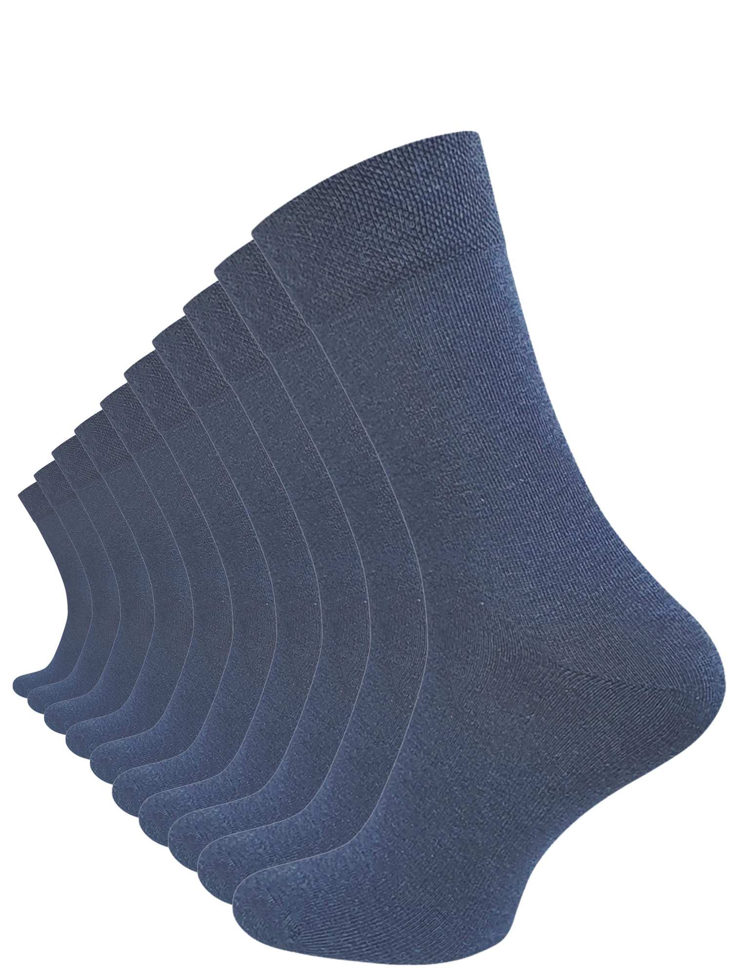 10 Paar Komfortsocken ohne Gummibund – Gesundheitssocken aus 80% Baumwolle