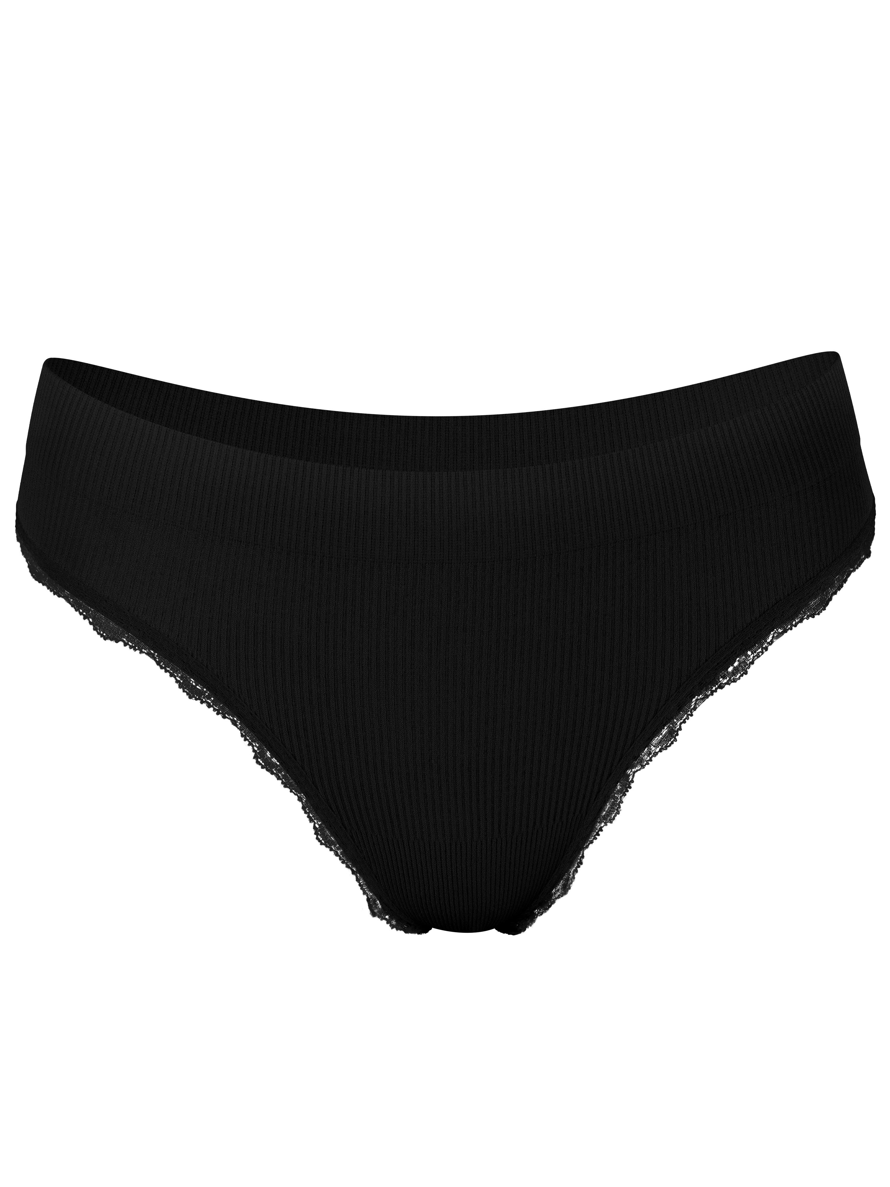 "Ribbed Collection" Lace Thong
