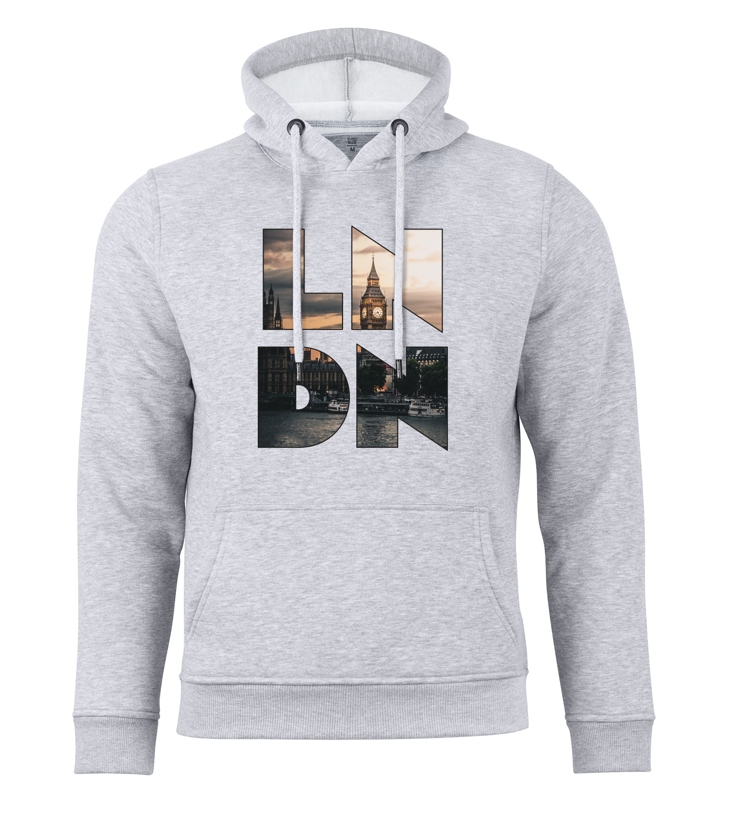 Hoodie Skyline London - Weltenbummler Kollektion