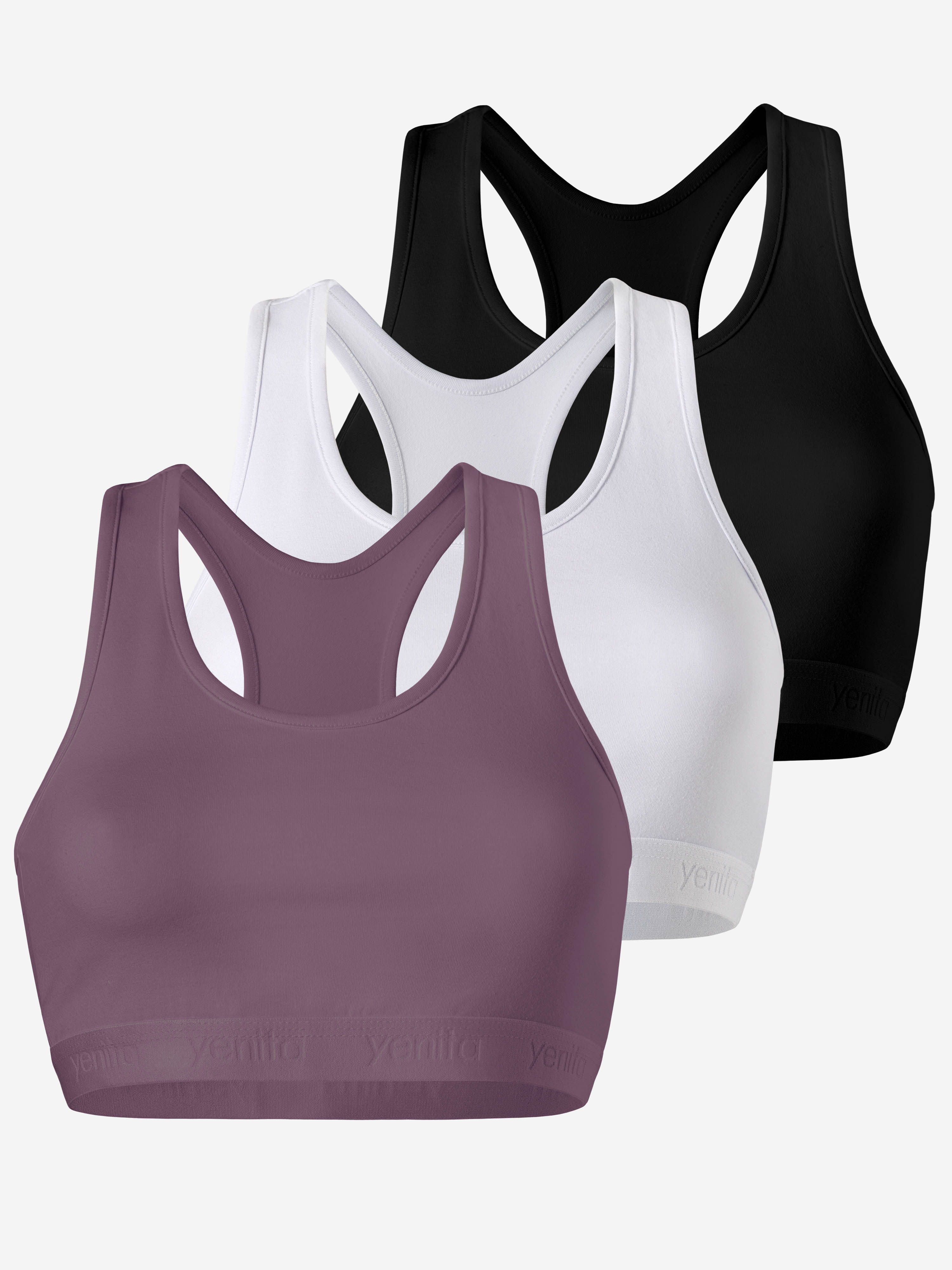 Yenita® Modern-Sports-Collection - Bra (3er Set)