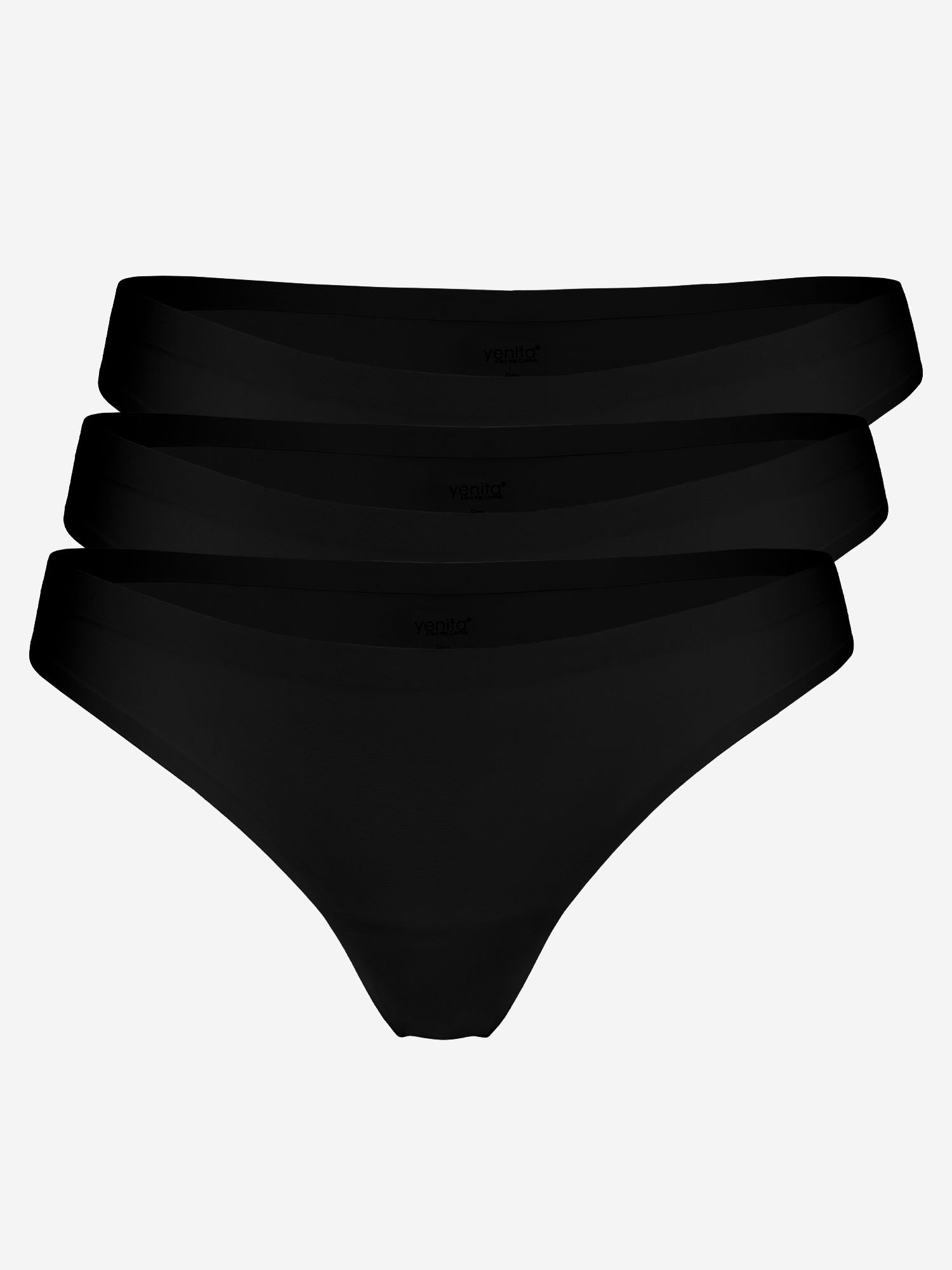 3er Pack Nahtlose Strings -Invisible- aus Mikrofaser