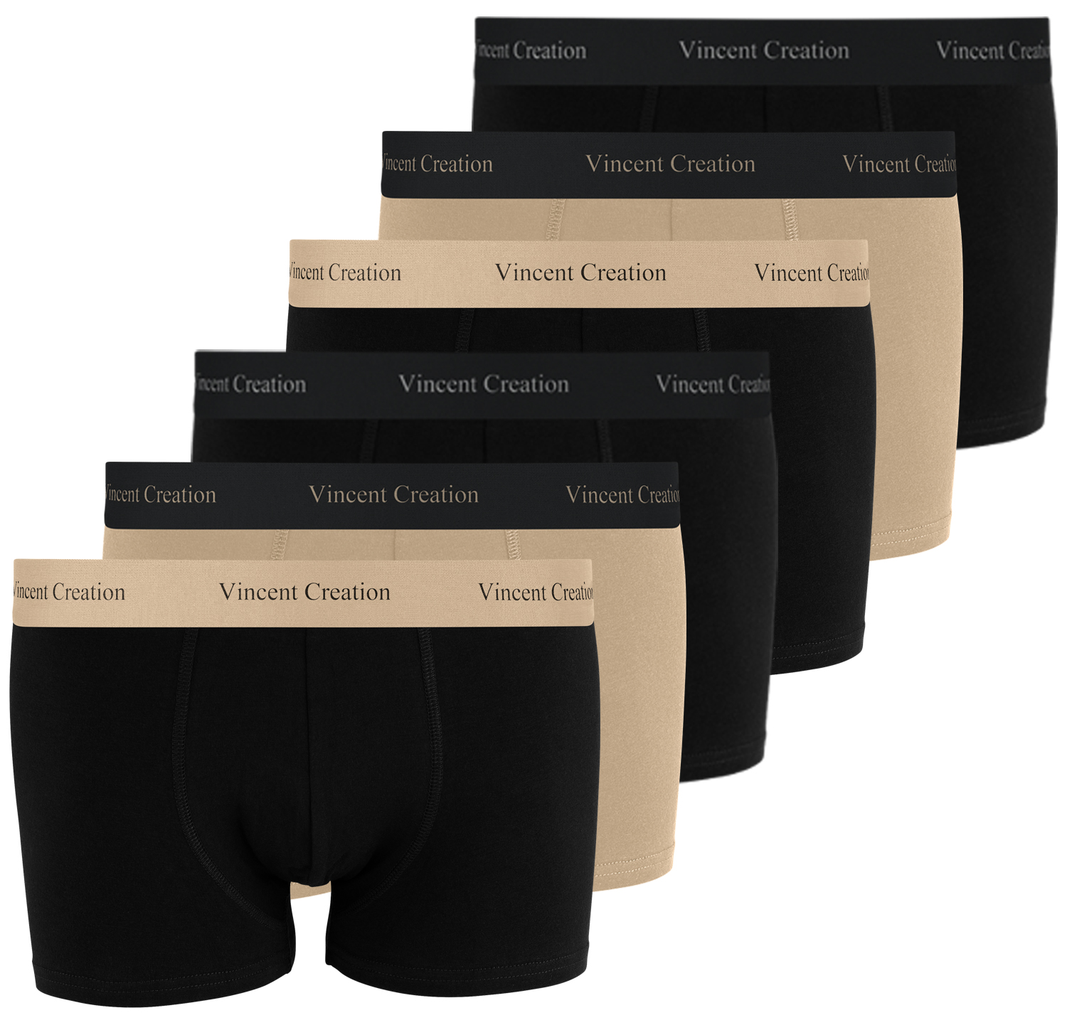 6er Pack Boxershorts-Hipster