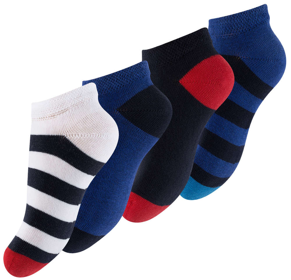 8 Paar Kinder Sneaker Socken - Maritim