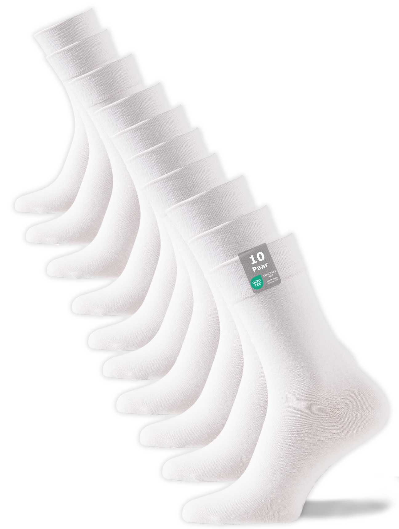 Back to Basic - 10 Paar Unisex Baumwollsocken