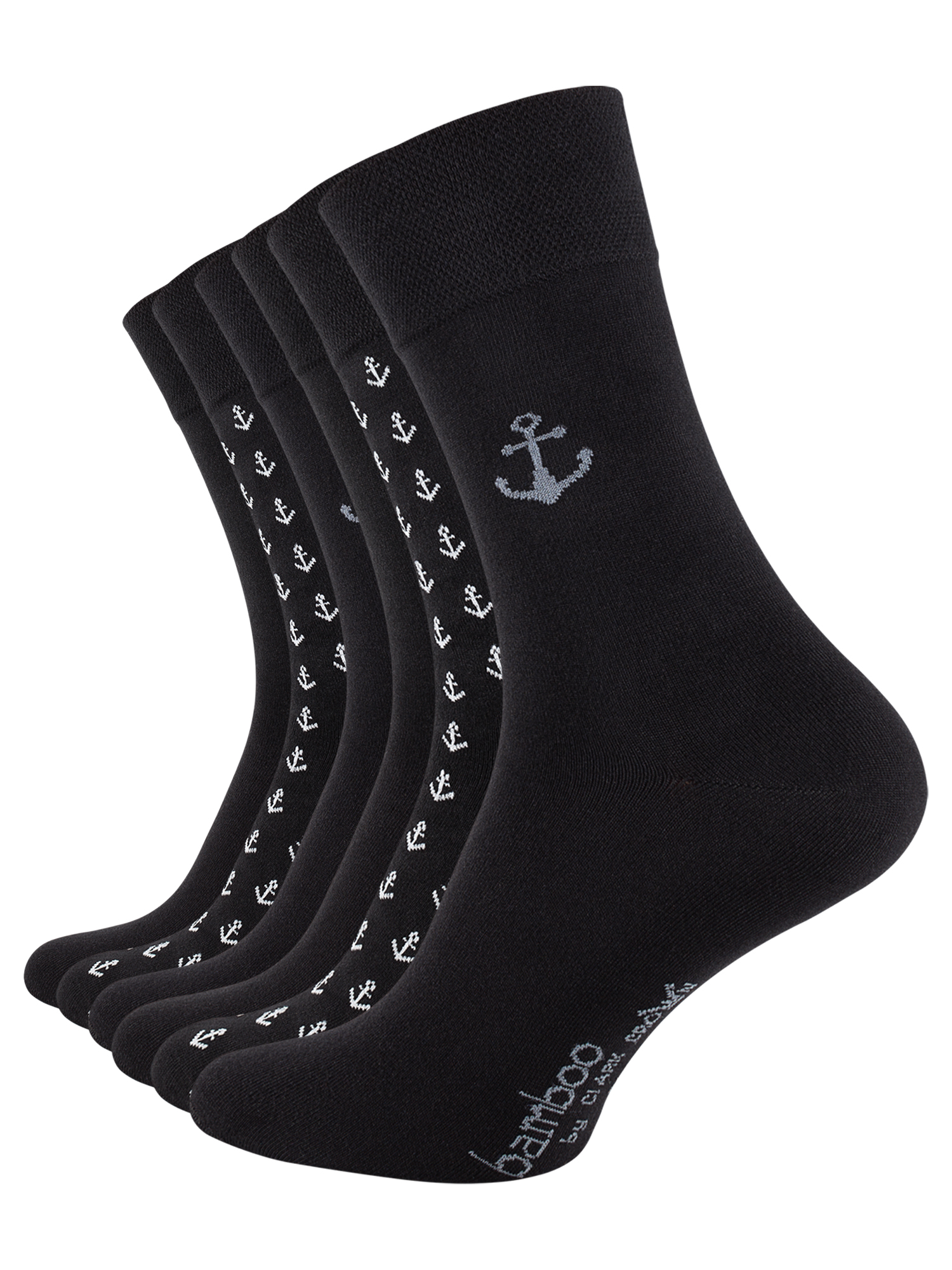 6 Paar "Bambus" Socken, Edel & Modern
